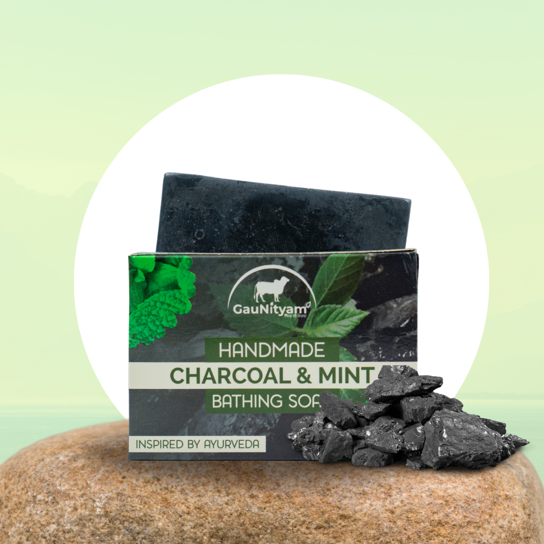 Charcoal & Mint  Bathing Soap -100g (pack of 3)